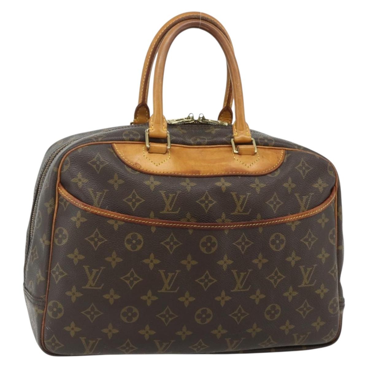 LOUIS VUITTON Monogram Deauville Hand Bag M47270 LV Auth 179668