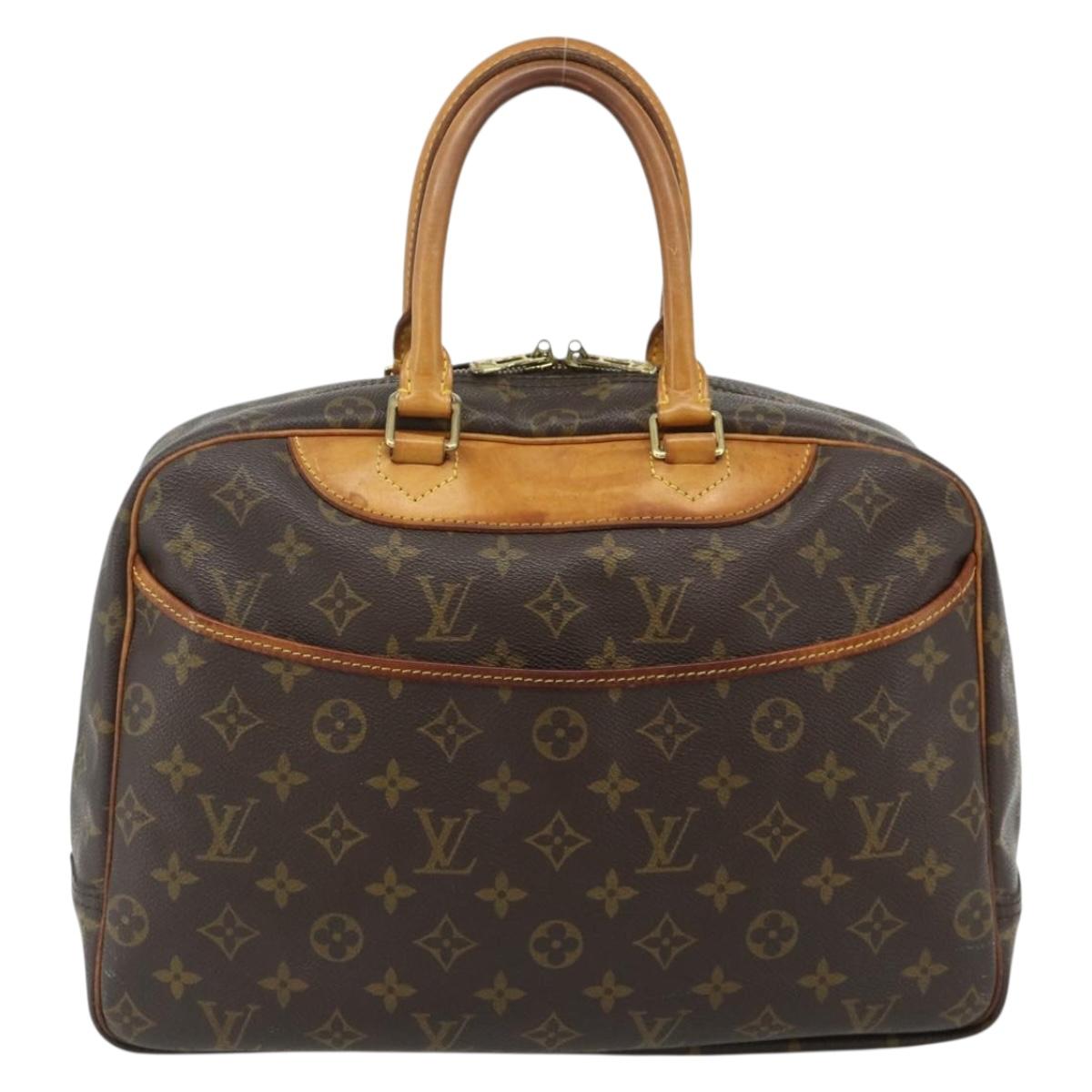 LOUIS VUITTON Monogram Deauville Hand Bag M47270 LV Auth 179668