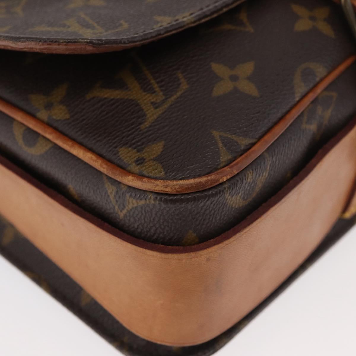 LOUIS VUITTON Monogram Cartouchiere MM Shoulder Bag M51253 LV Auth 179669