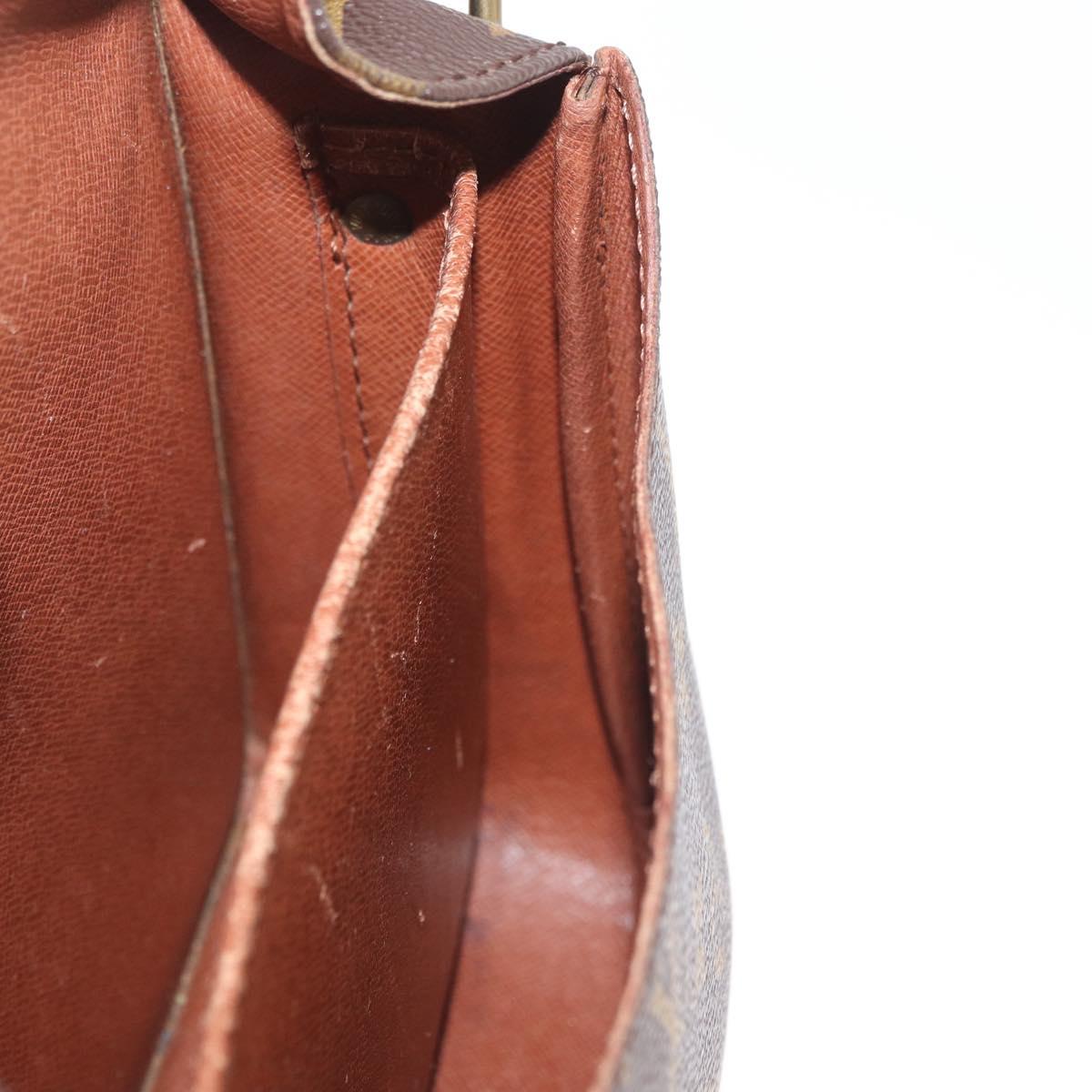 LOUIS VUITTON Monogram Cartouchiere MM Shoulder Bag M51253 LV Auth 179669