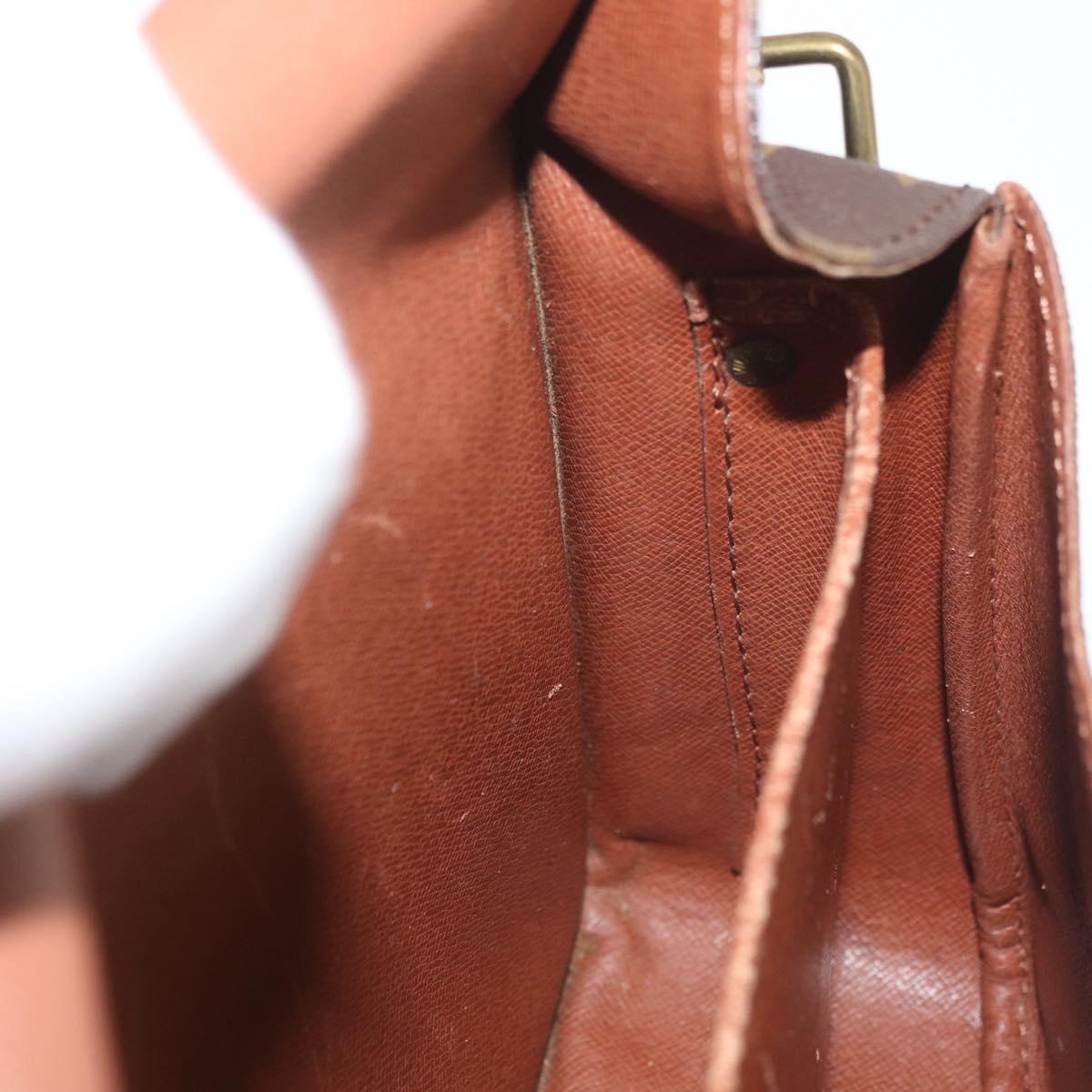 LOUIS VUITTON Monogram Cartouchiere MM Shoulder Bag M51253 LV Auth 179669