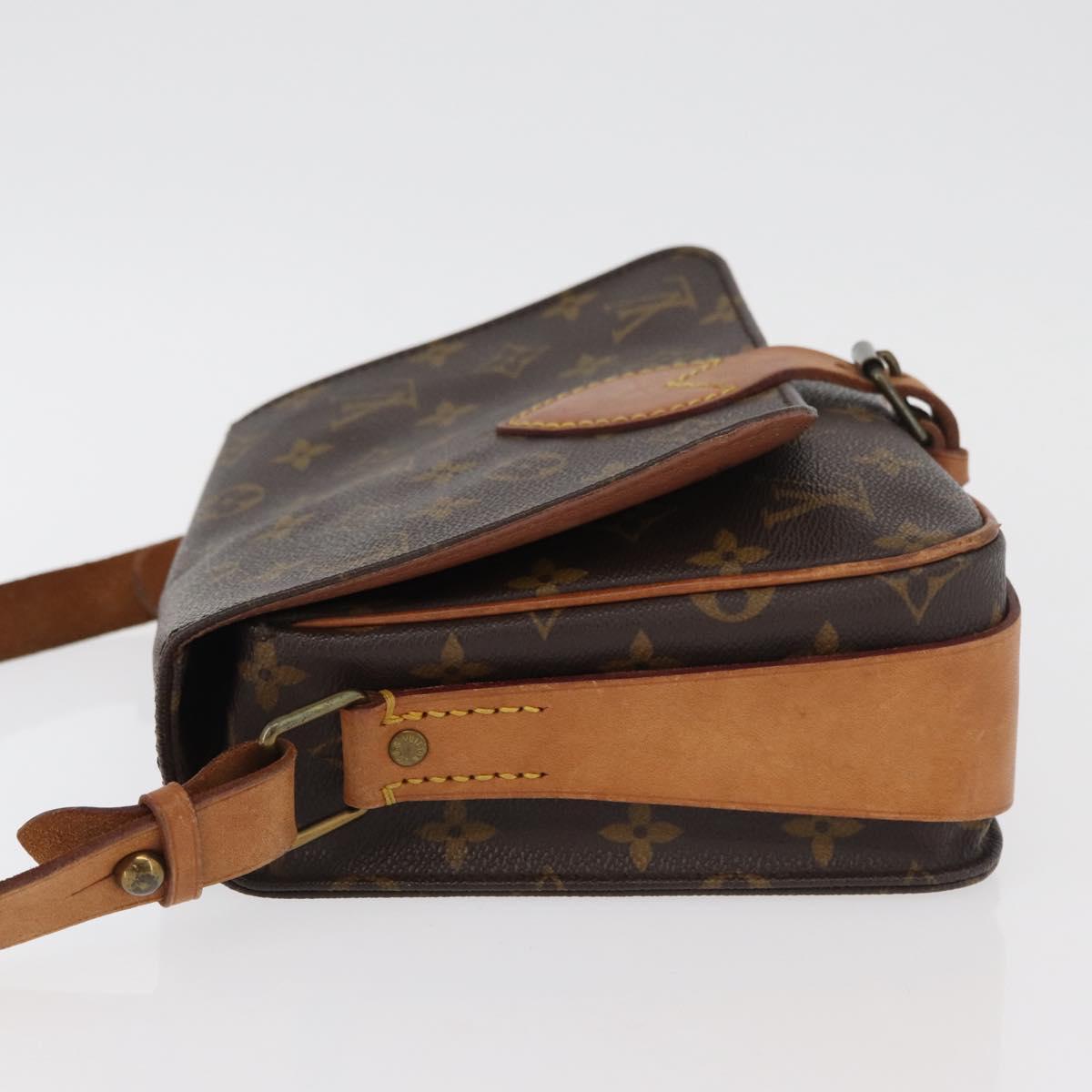 LOUIS VUITTON Monogram Cartouchiere MM Shoulder Bag M51253 LV Auth 179669