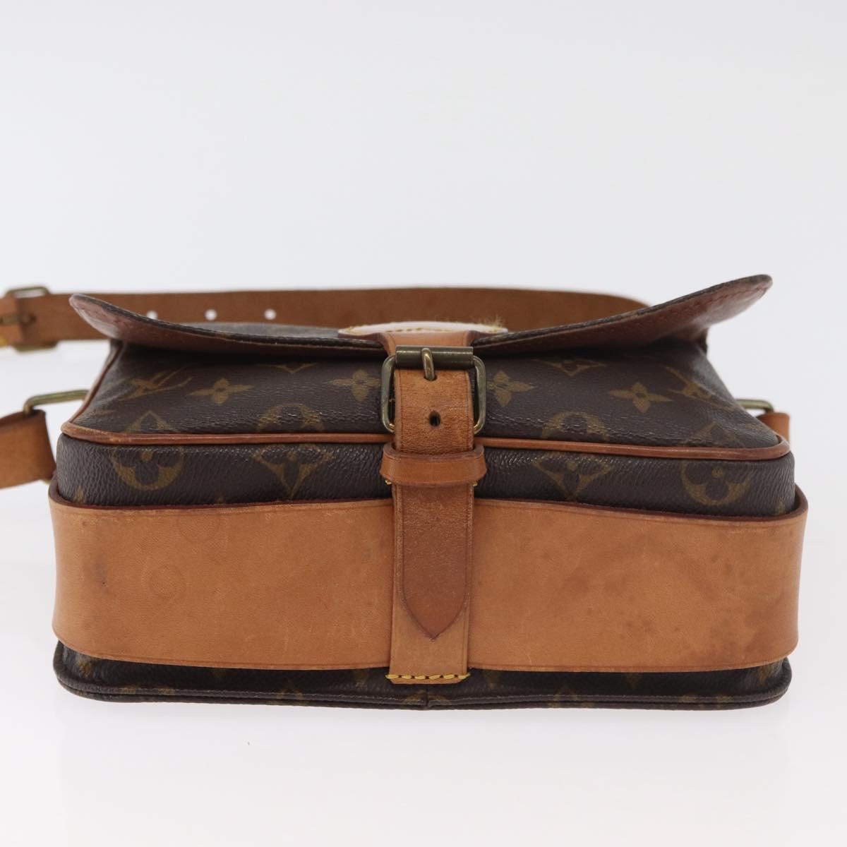 LOUIS VUITTON Monogram Cartouchiere MM Shoulder Bag M51253 LV Auth 179669