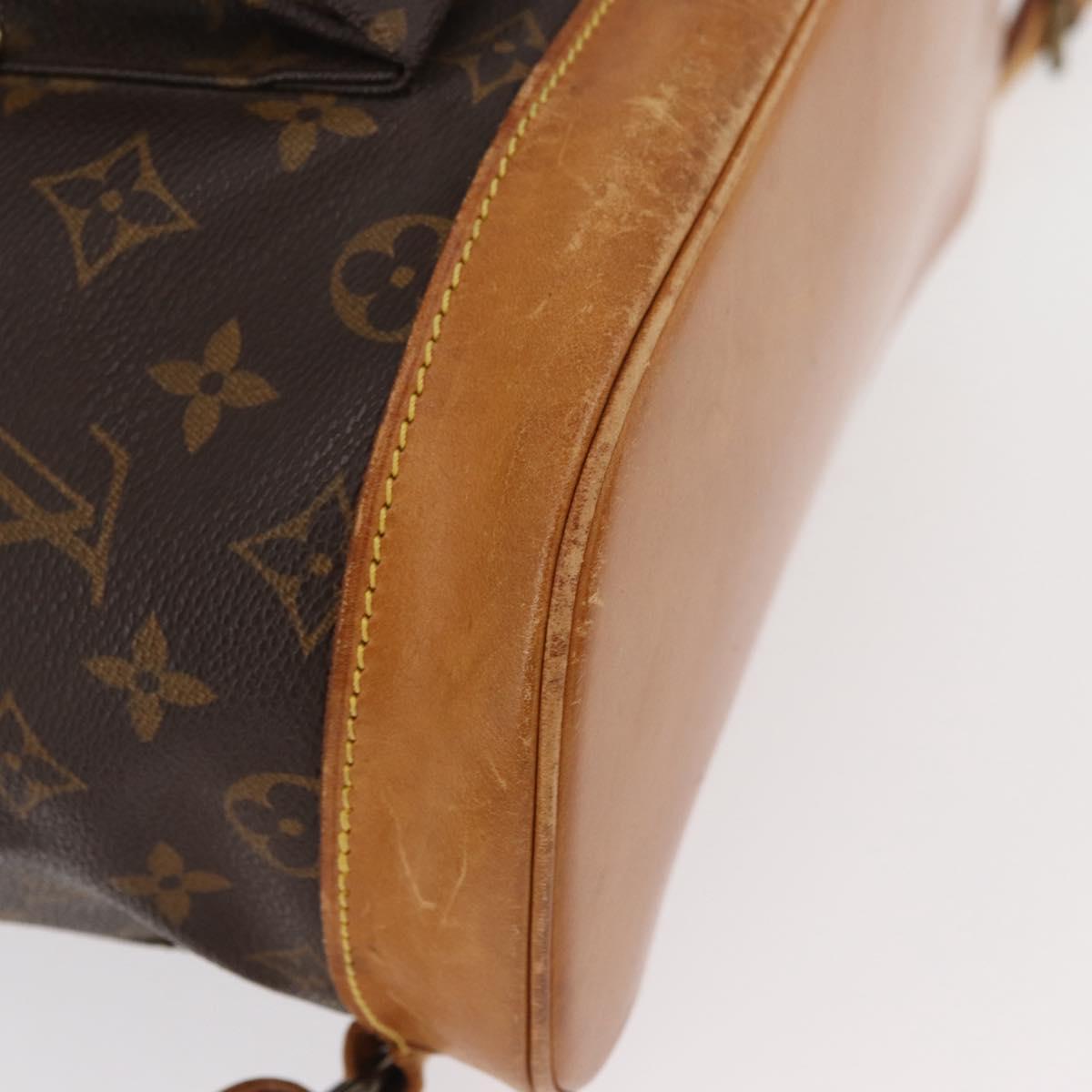 LOUIS VUITTON Monogram Montsouris GM Backpack M51135 LV Auth 179670