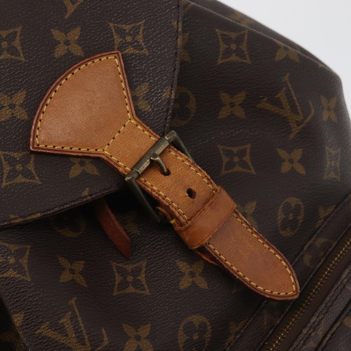 LOUIS VUITTON Monogram Montsouris GM Backpack M51135 LV Auth 179670