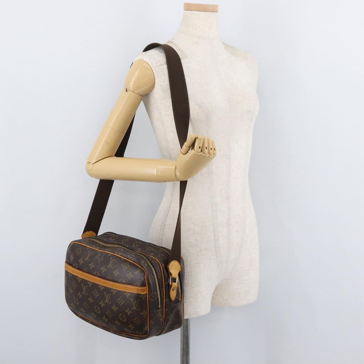 LOUIS VUITTON Monogram Reporter PM Shoulder Bag M45254 LV Auth 179671