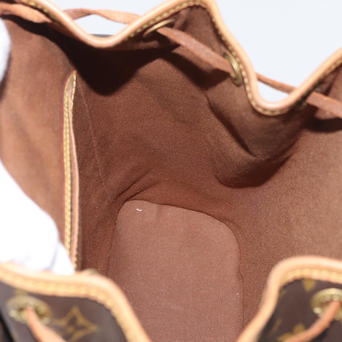 LOUIS VUITTON Monogram Montsouris MM Backpack M51136 LV Auth 179675A