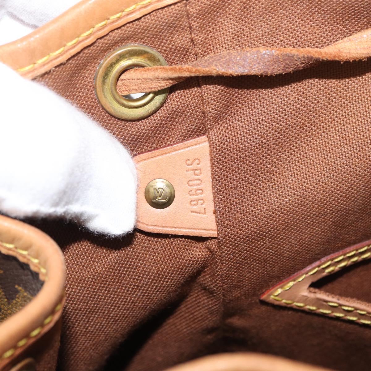 LOUIS VUITTON Monogram Montsouris MM Backpack M51136 LV Auth 179675A