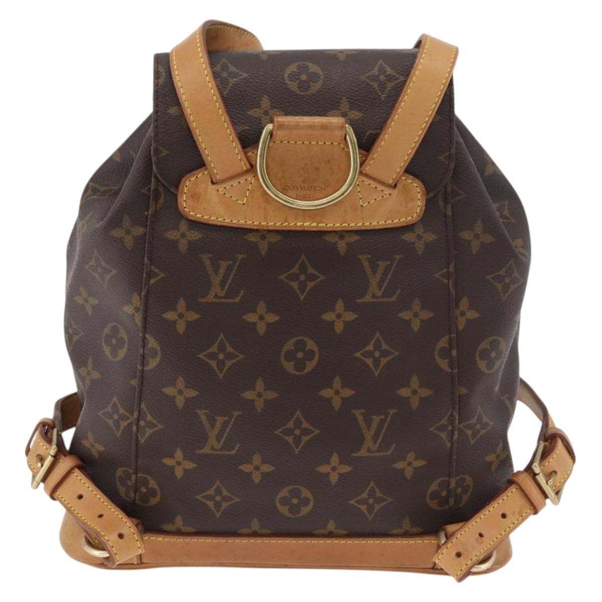 LOUIS VUITTON Monogram Montsouris MM Backpack M51136 LV Auth 179675A