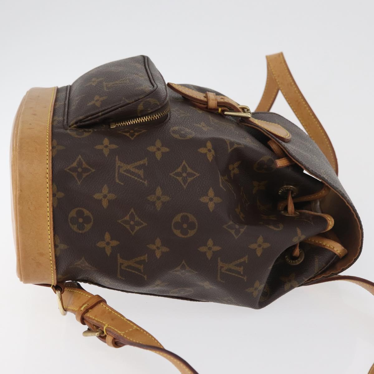 LOUIS VUITTON Monogram Montsouris MM Backpack M51136 LV Auth 179675A