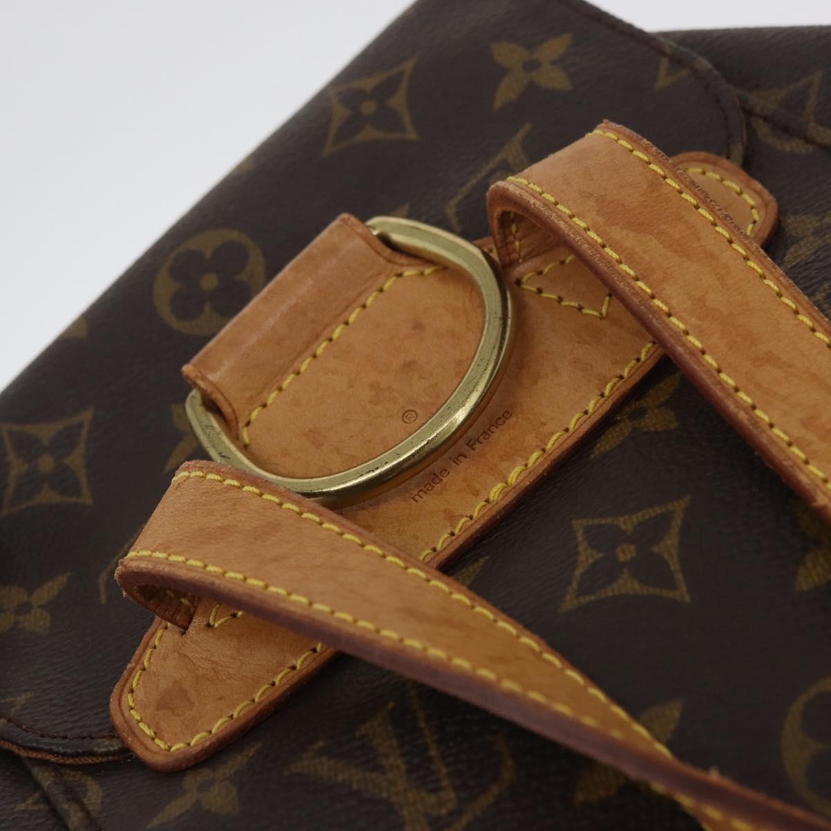 LOUIS VUITTON Monogram Montsouris MM Backpack M51136 LV Auth 179675A
