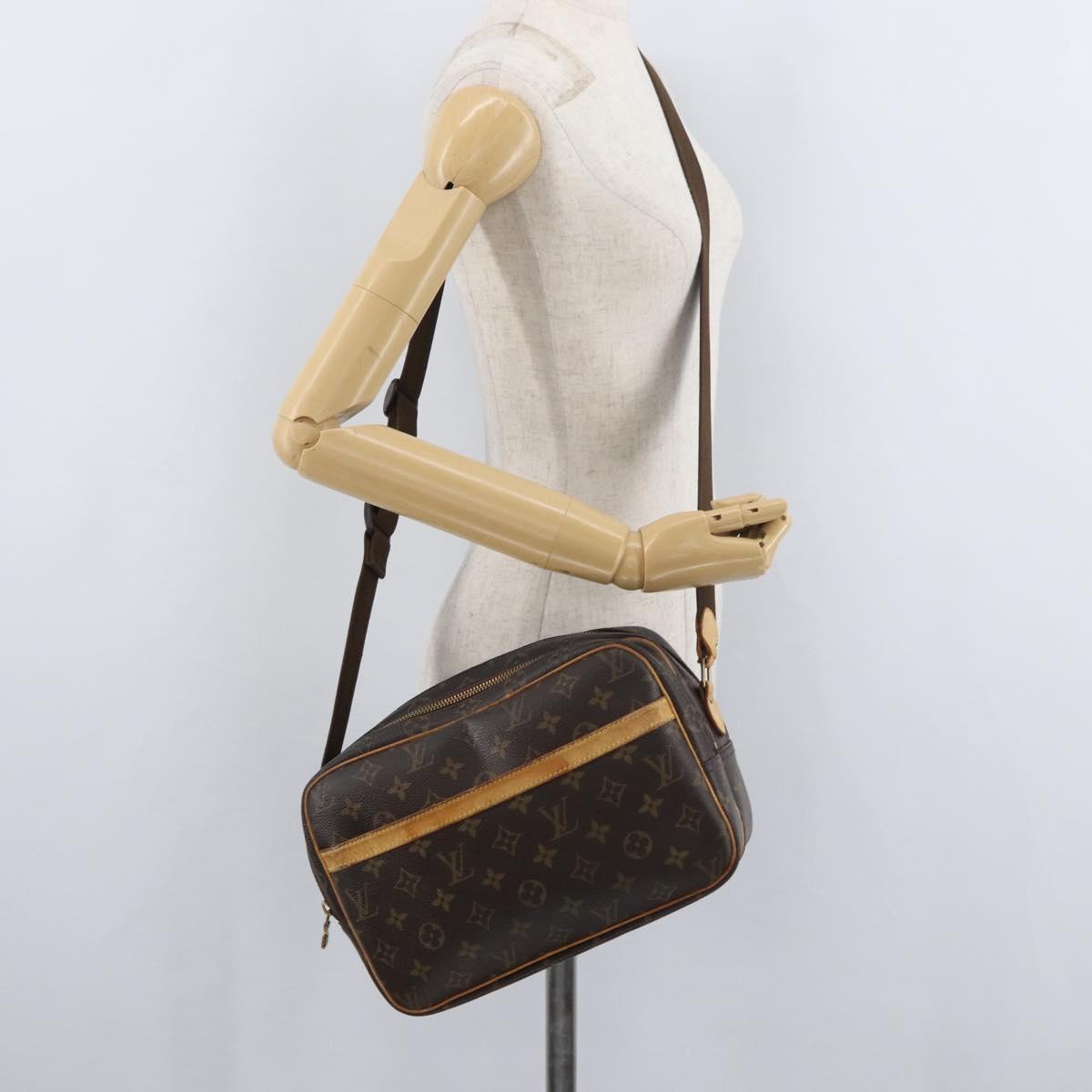 LOUIS VUITTON Monogram Reporter PM Shoulder Bag M45254 LV Auth 179677