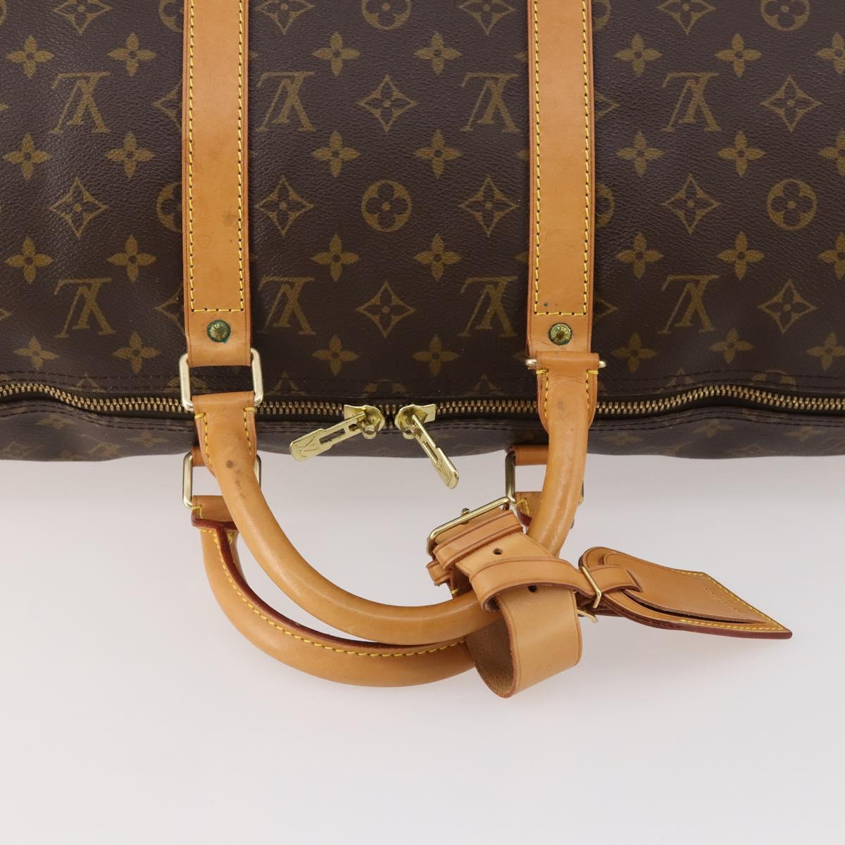 LOUIS VUITTON Monogram Keepall 50 Boston Bag M41426 LV Auth 179679A