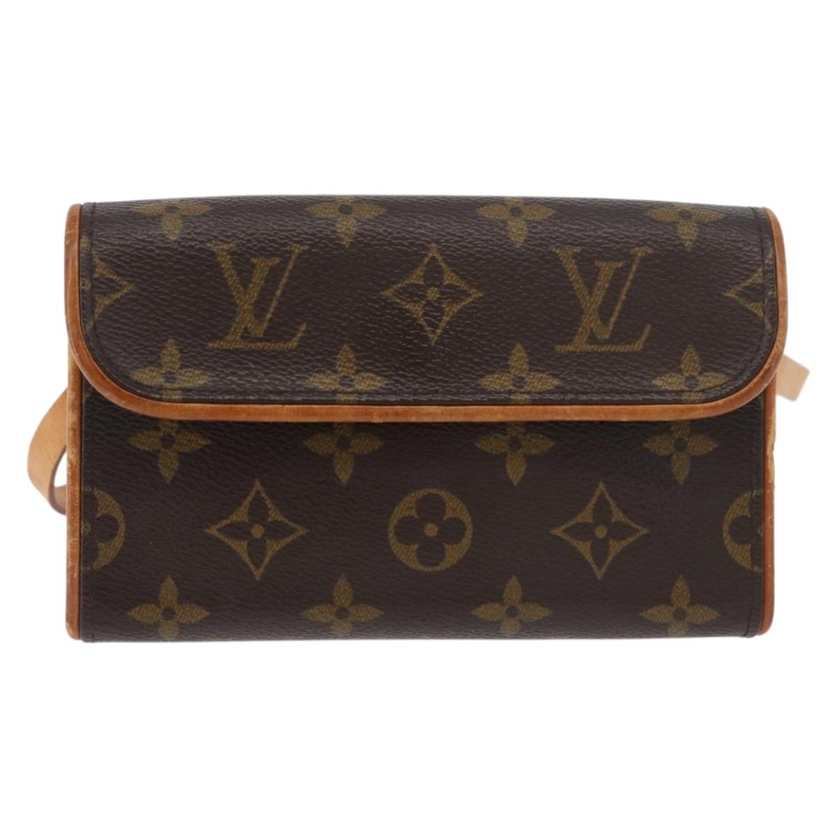 LOUIS VUITTON Monogram Pochette Florentine Waist bag M51855 LV Auth 179682