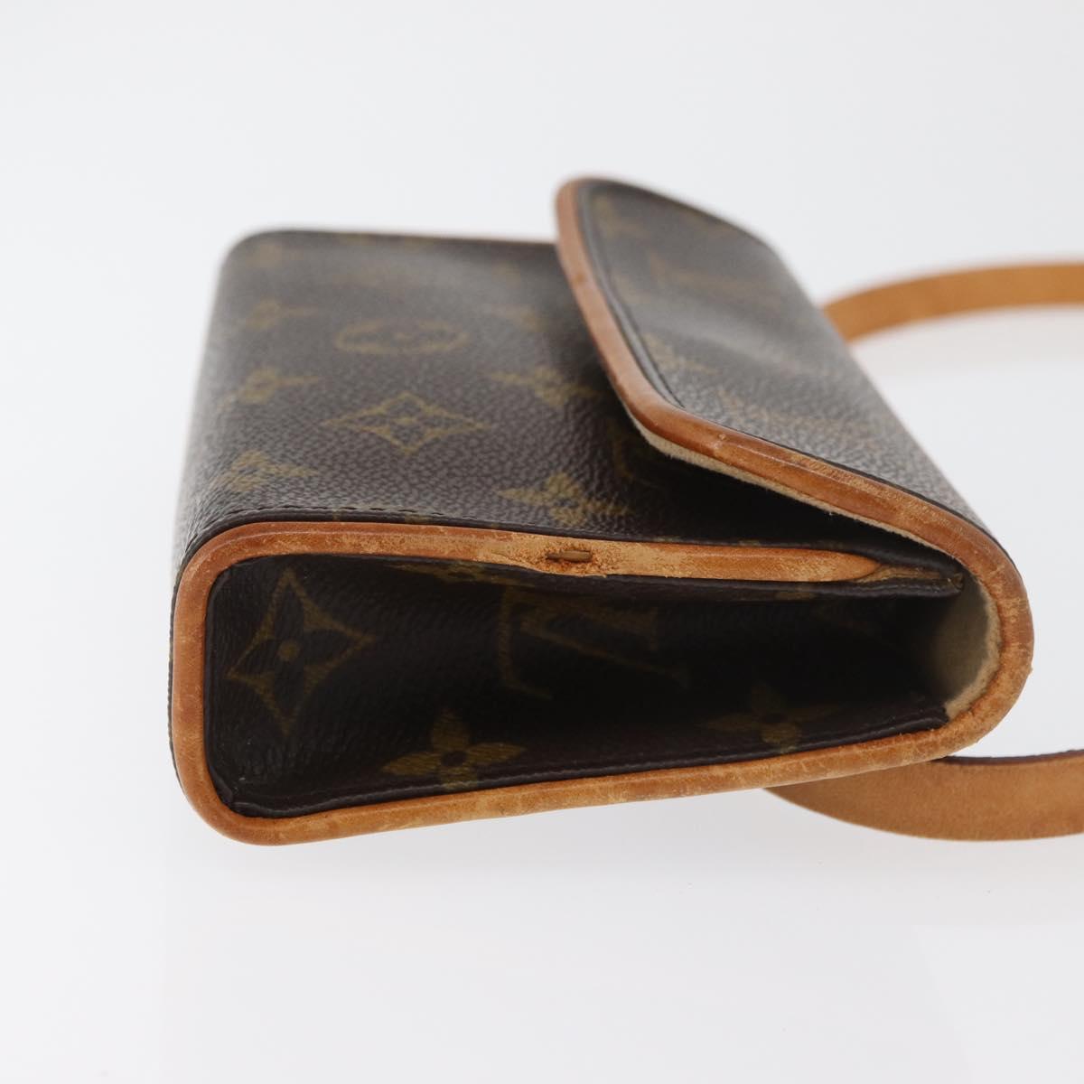 LOUIS VUITTON Monogram Pochette Florentine Waist bag M51855 LV Auth 179682