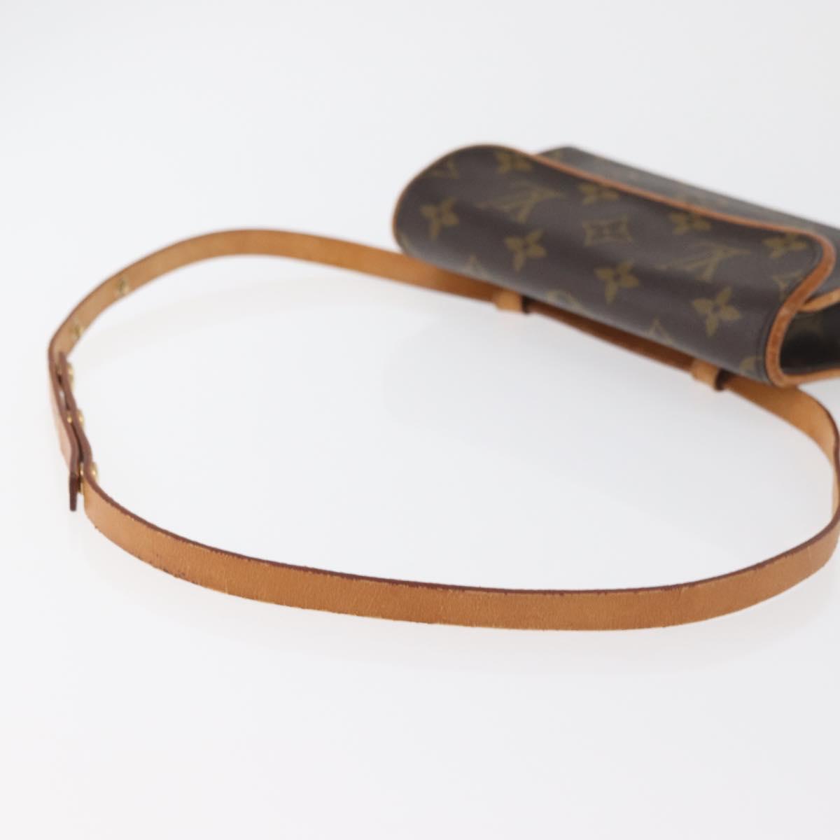 LOUIS VUITTON Monogram Pochette Florentine Waist bag M51855 LV Auth 179682
