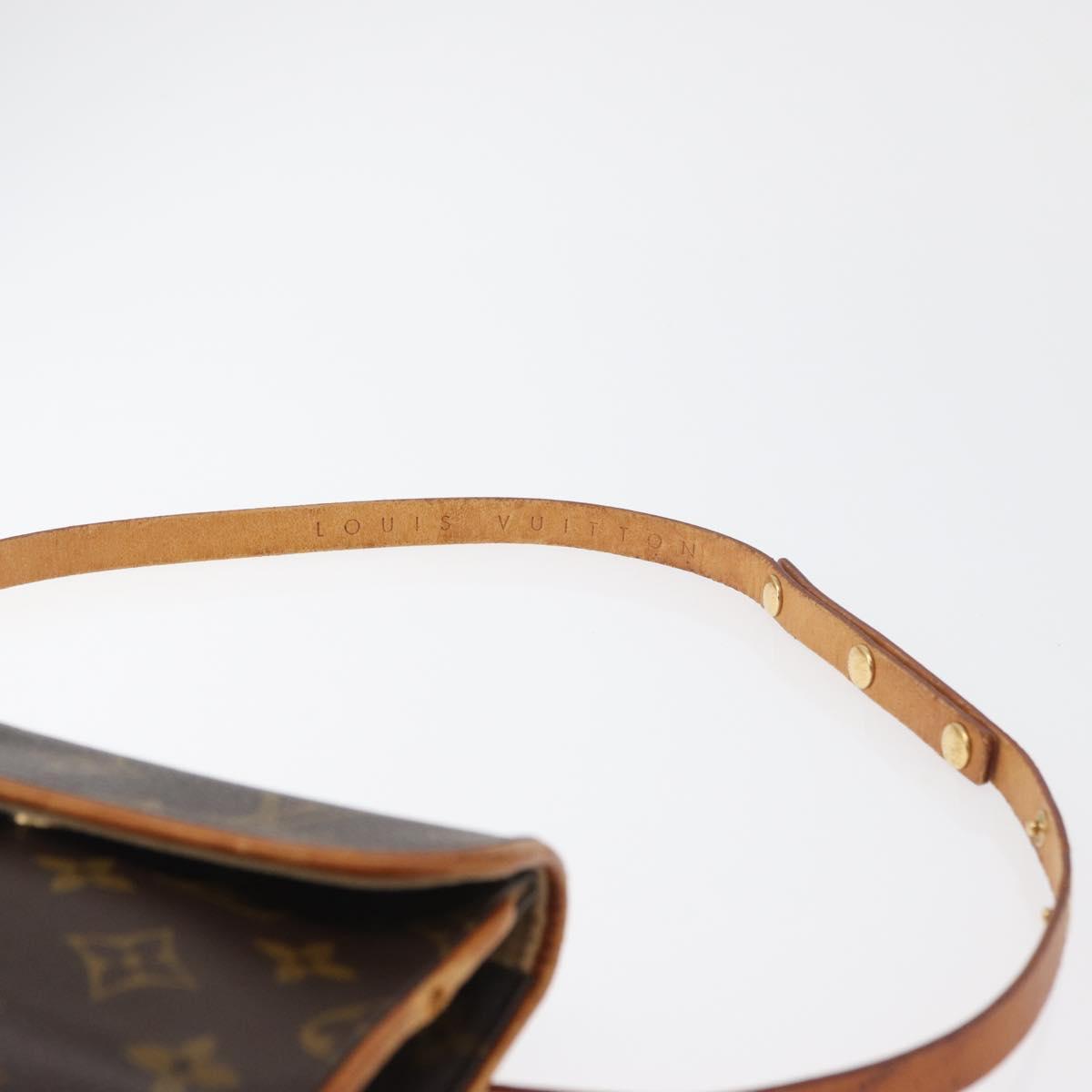 LOUIS VUITTON Monogram Pochette Florentine Waist bag M51855 LV Auth 179682