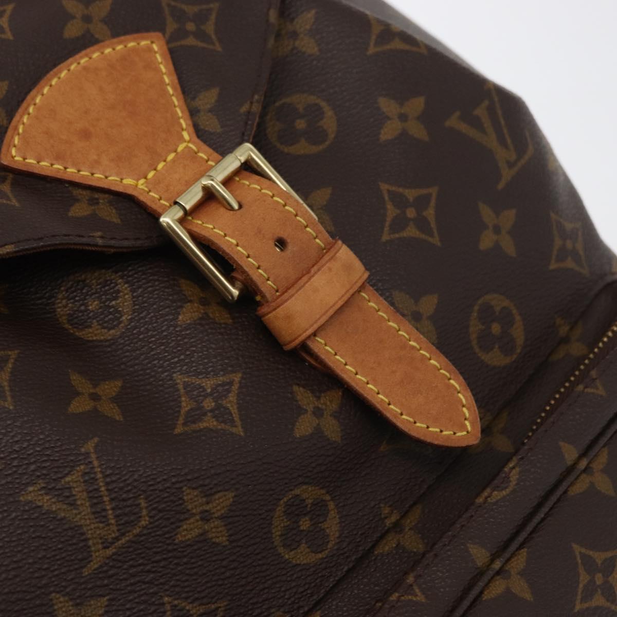 LOUIS VUITTON Monogram Montsouris GM Backpack M51135 LV Auth 179685A