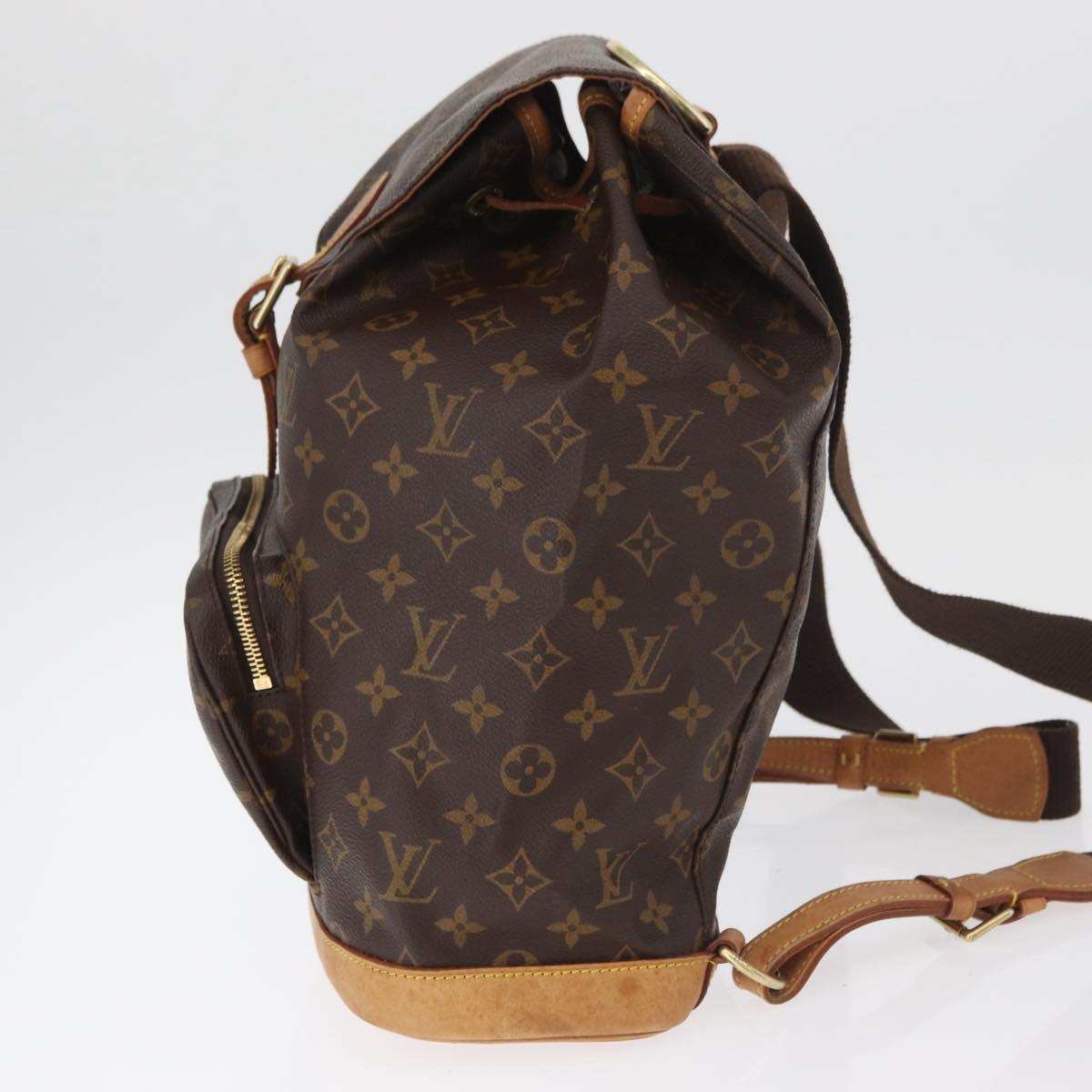 LOUIS VUITTON Monogram Montsouris GM Backpack M51135 LV Auth 179685A