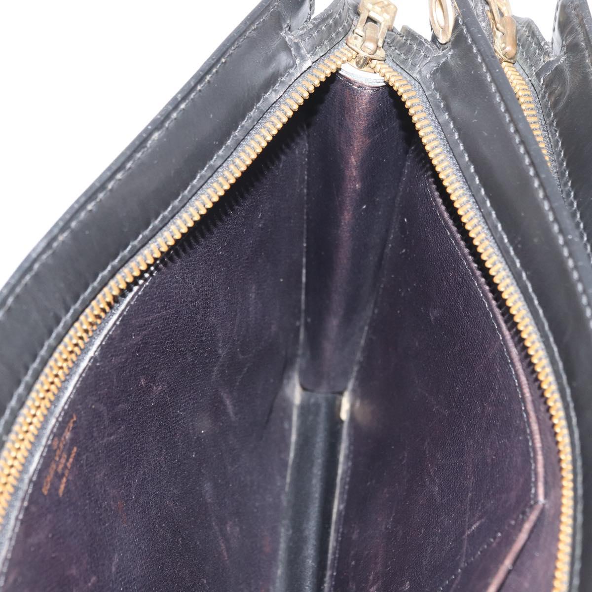 LOUIS VUITTON Epi Angian Shoulder Bag 2way Black M52112 LV Auth 179695