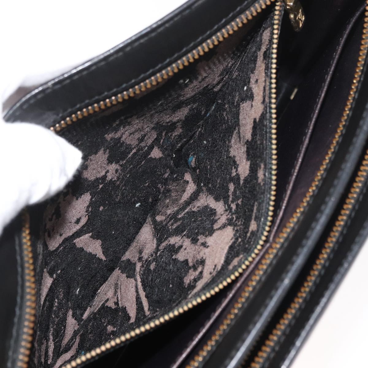 LOUIS VUITTON Epi Angian Shoulder Bag 2way Black M52112 LV Auth 179695