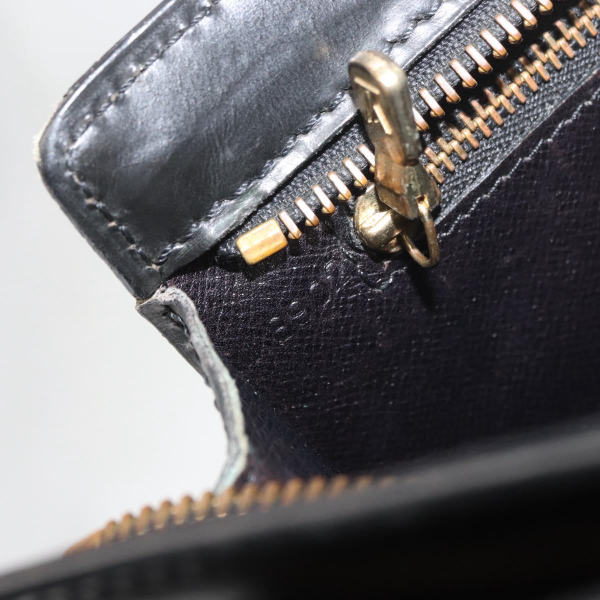 LOUIS VUITTON Epi Angian Shoulder Bag 2way Black M52112 LV Auth 179695