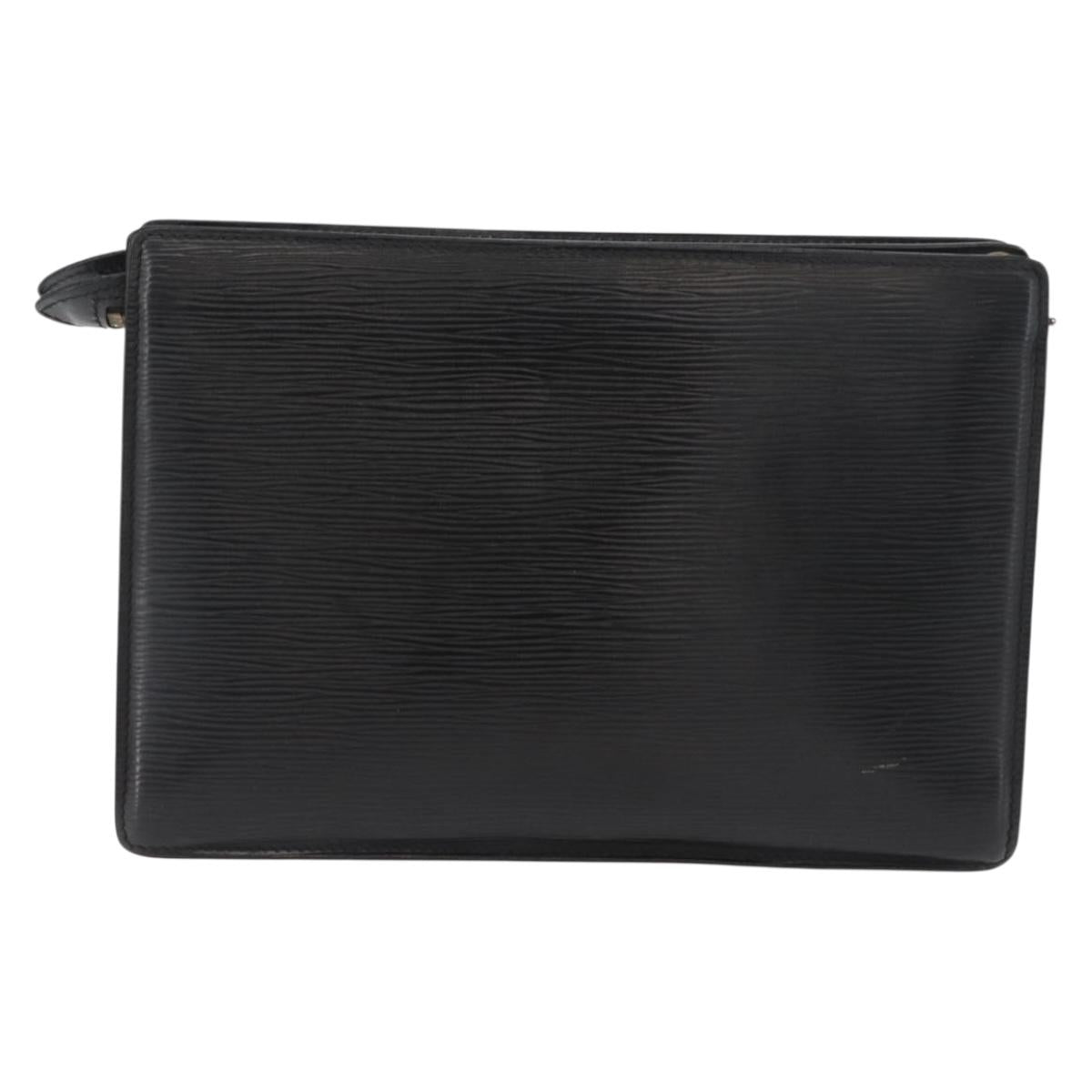 LOUIS VUITTON Epi Angian Shoulder Bag 2way Black M52112 LV Auth 179695