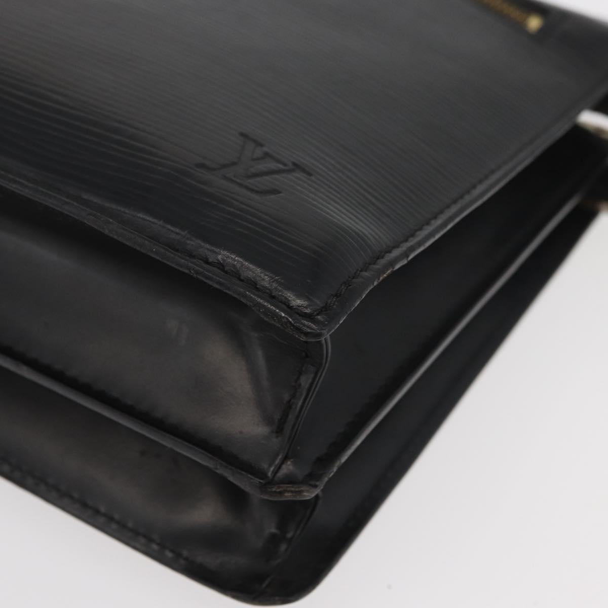 LOUIS VUITTON Epi Angian Shoulder Bag 2way Black M52112 LV Auth 179695