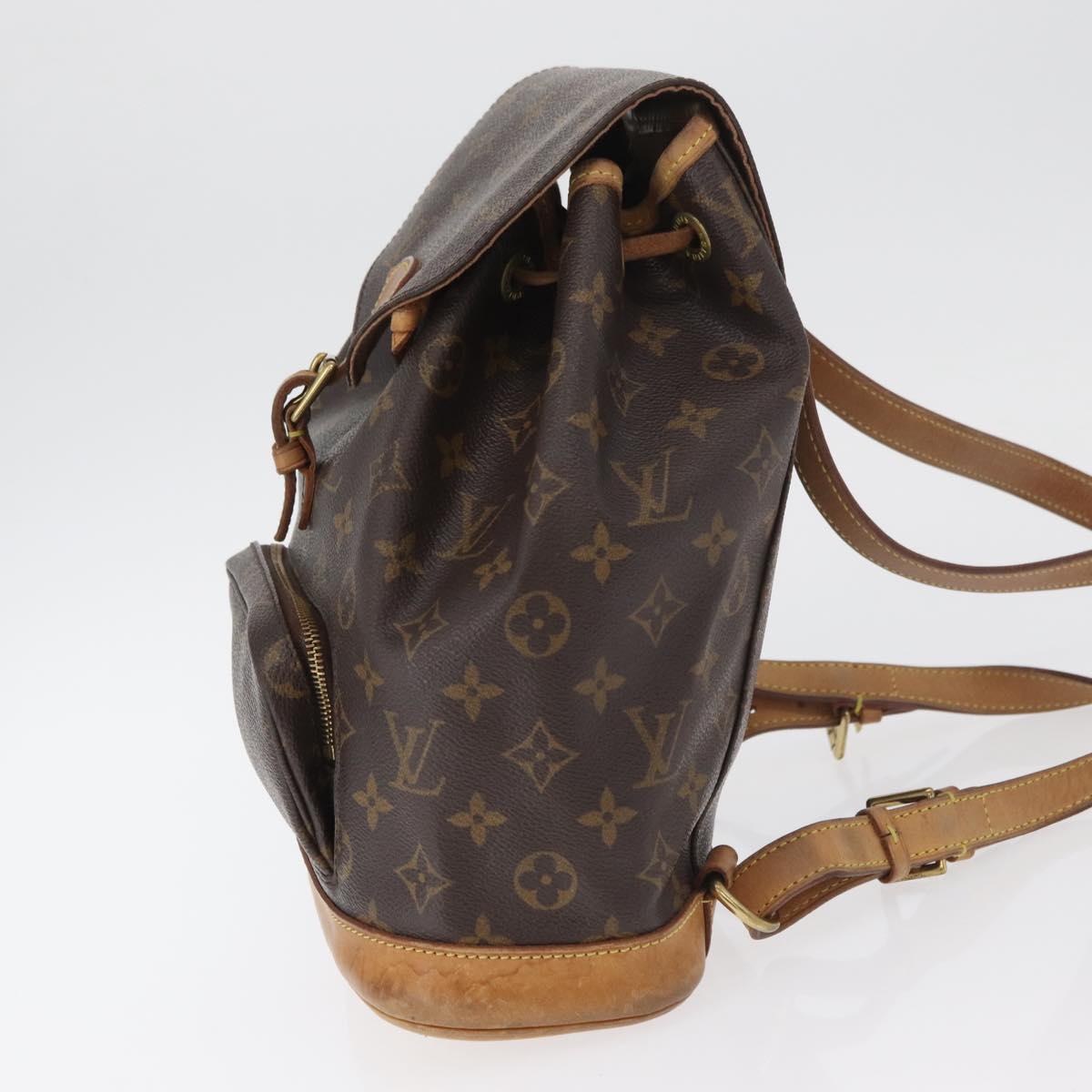 LOUIS VUITTON Monogram Montsouris MM Backpack M51136 LV Auth 179701
