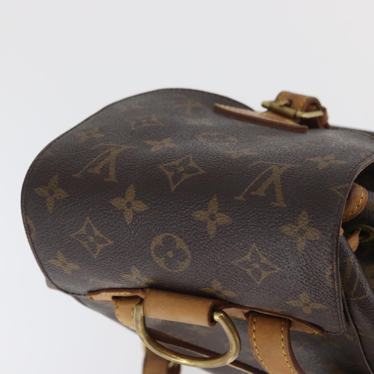 LOUIS VUITTON Monogram Montsouris MM Backpack M51136 LV Auth 179701
