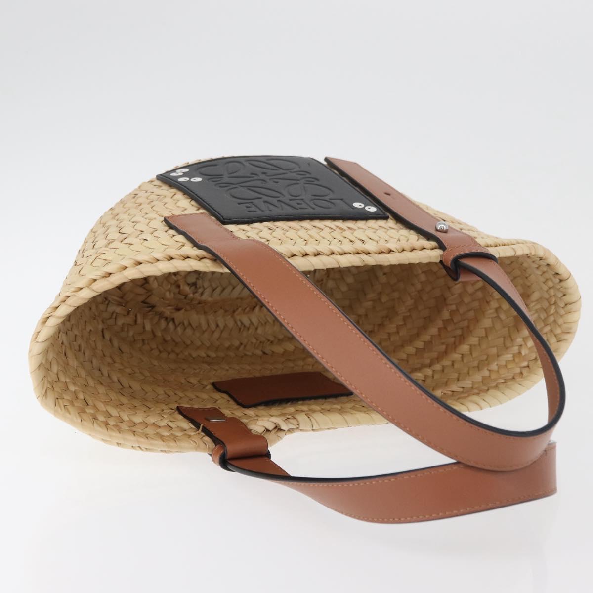LOEWE Small Basket My Neighbor Totoro Makkuro Kurosuke Raffia Auth 179718SM