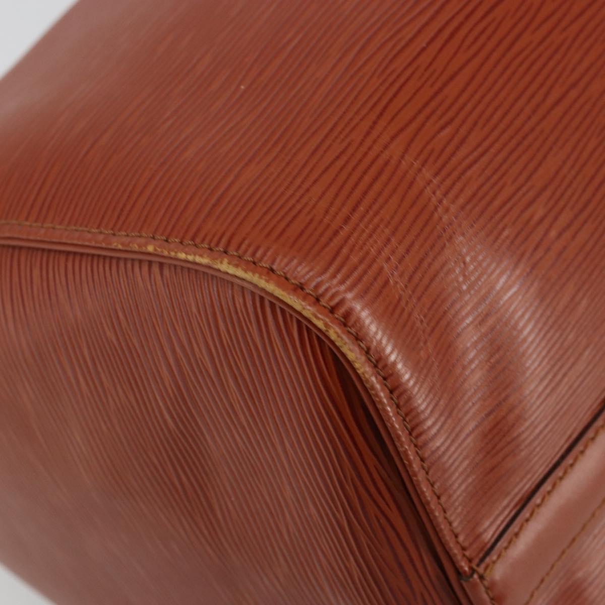 LOUIS VUITTON Epi Speedy 35 Hand Bag Brown Kenya M42993 LV Auth 179737A