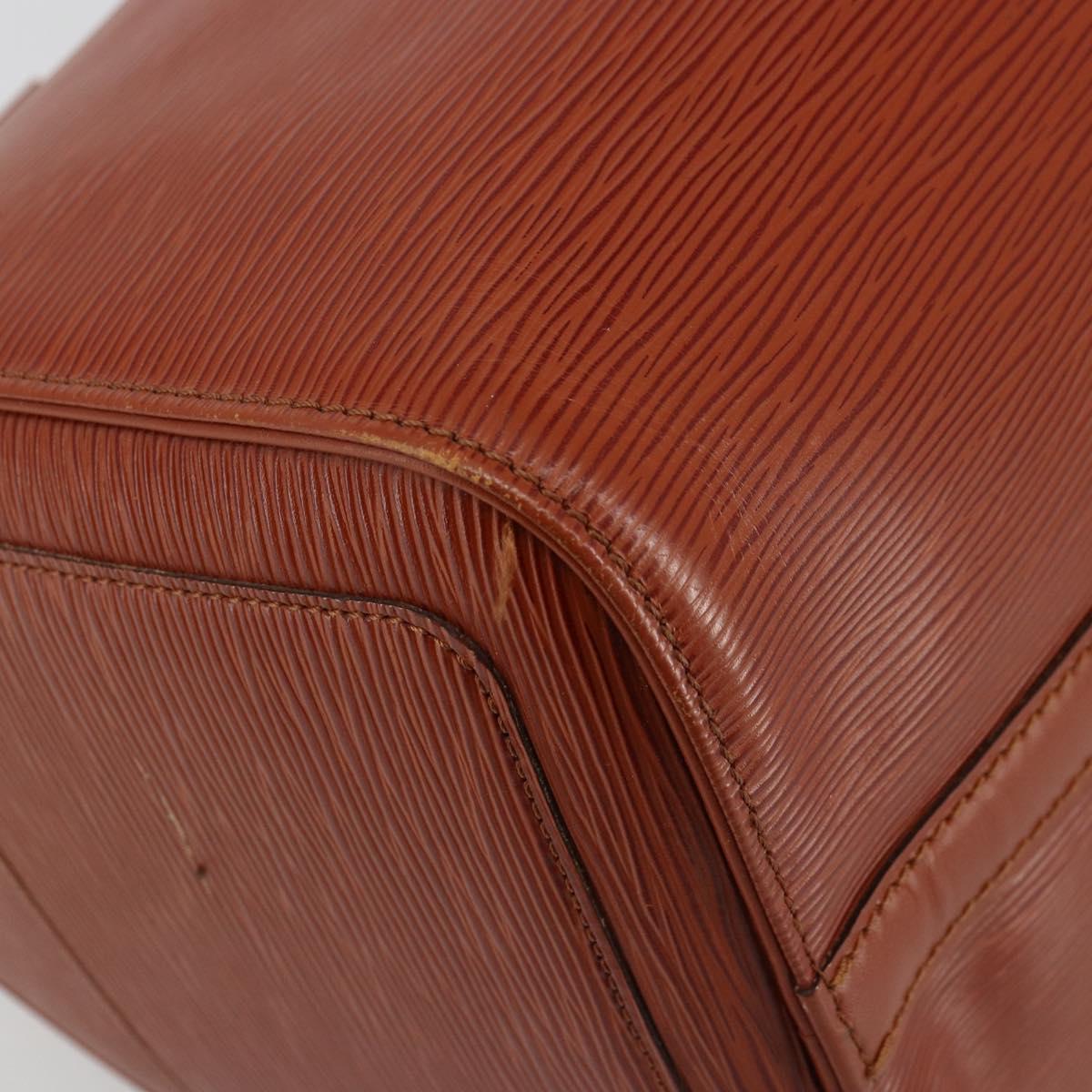 LOUIS VUITTON Epi Speedy 35 Hand Bag Brown Kenya M42993 LV Auth 179737A