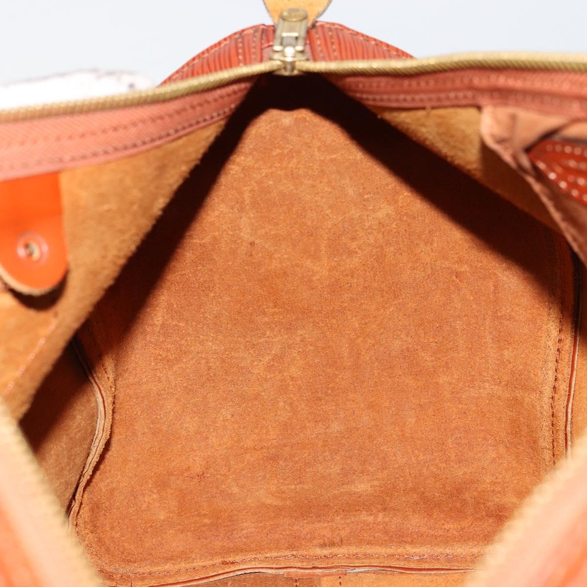 LOUIS VUITTON Epi Speedy 35 Hand Bag Brown Kenya M42993 LV Auth 179737A