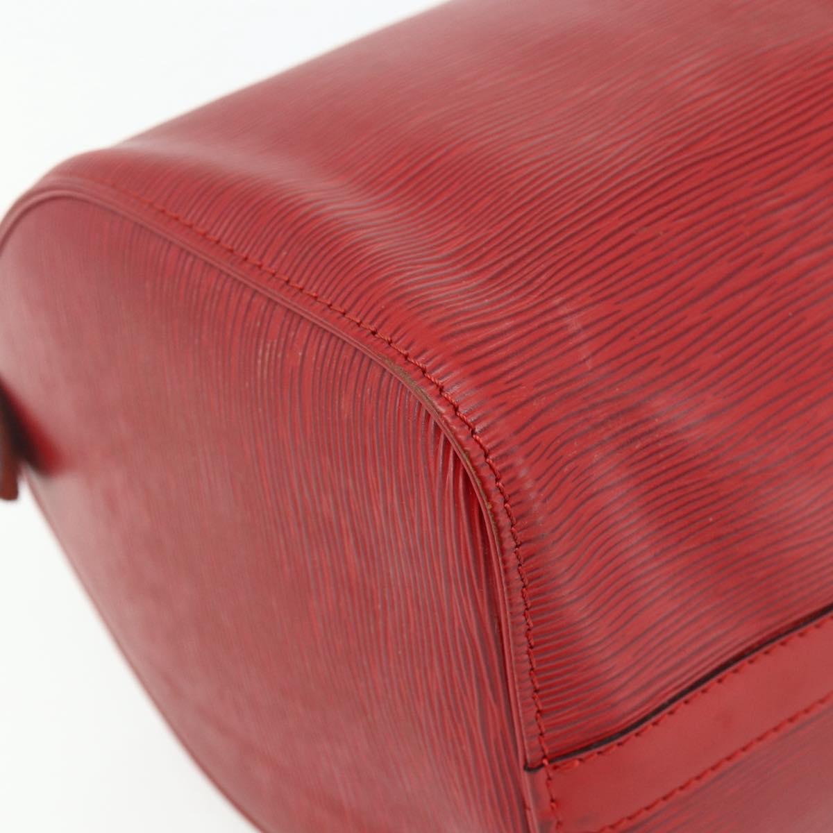 LOUIS VUITTON Epi Speedy 30 Hand Bag Castilian Red M43007 LV Auth 179738A