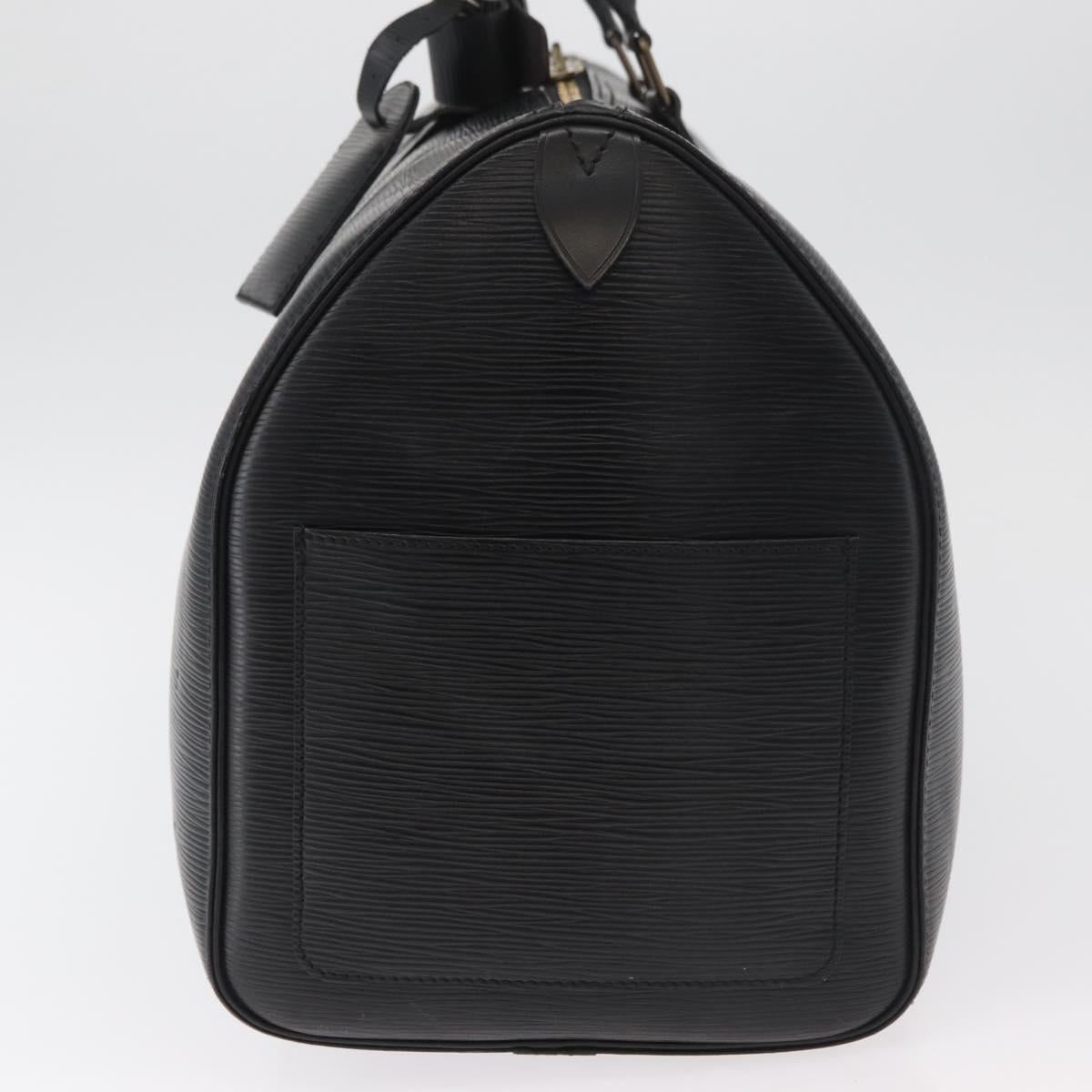 LOUIS VUITTON Epi Keepall 45 Boston Bag Black M42972 LV Auth 179739A