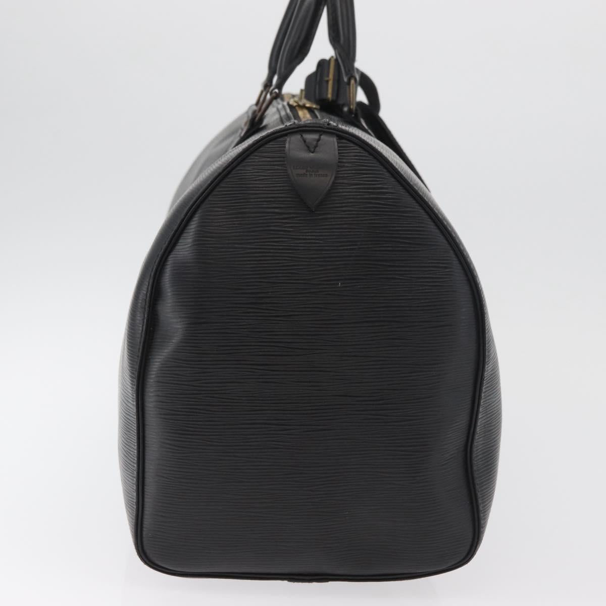 LOUIS VUITTON Epi Keepall 45 Boston Bag Black M42972 LV Auth 179739A