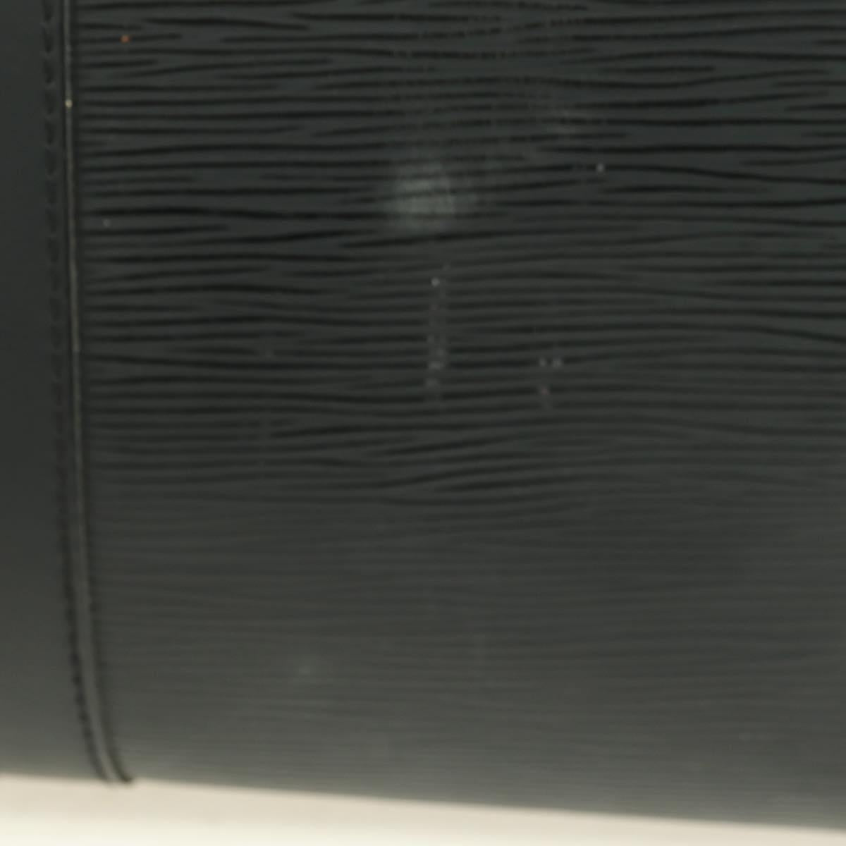 LOUIS VUITTON Epi Keepall 45 Boston Bag Black M42972 LV Auth 179740V