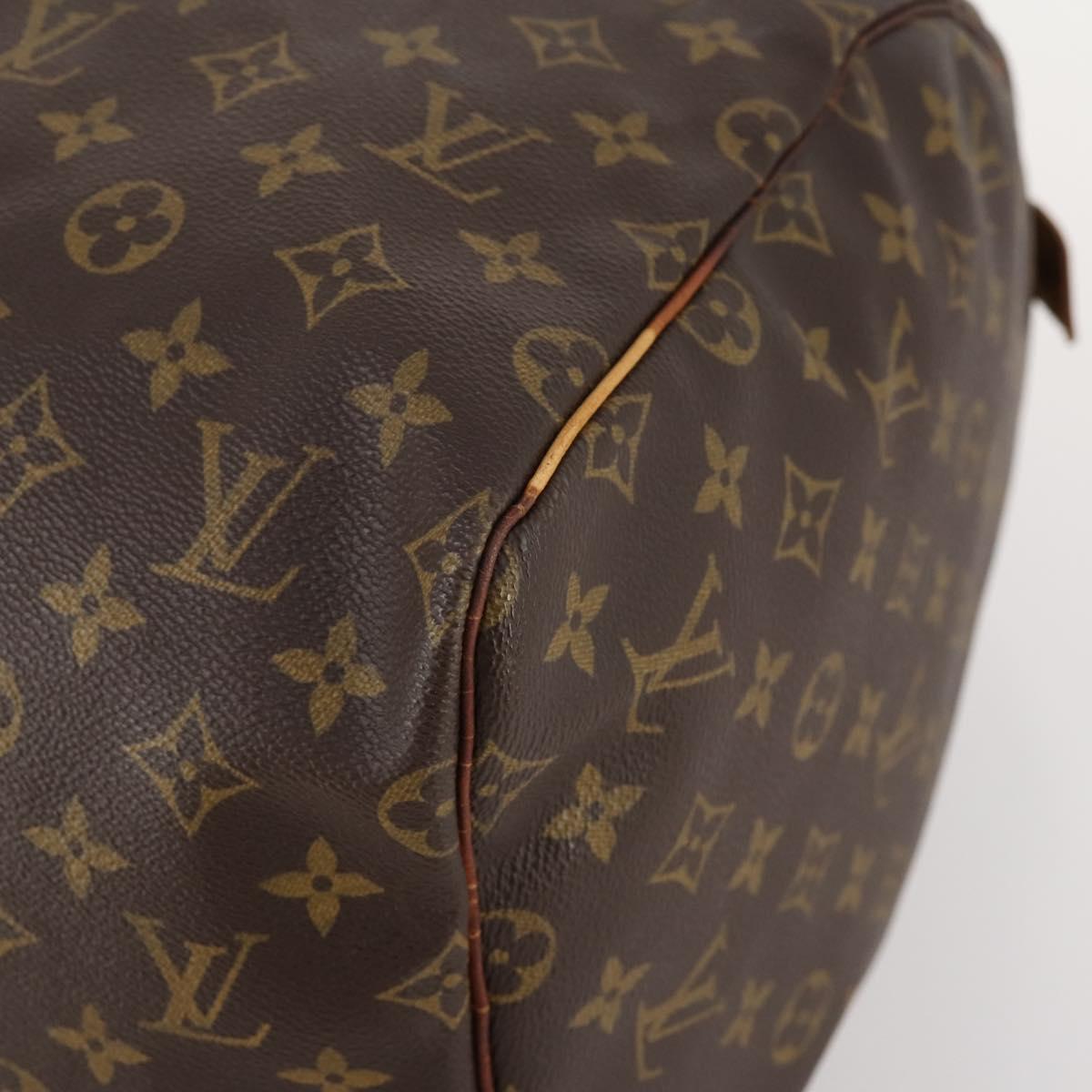 LOUIS VUITTON Monogram Keepall 55 Boston Bag M41424 LV Auth 179742