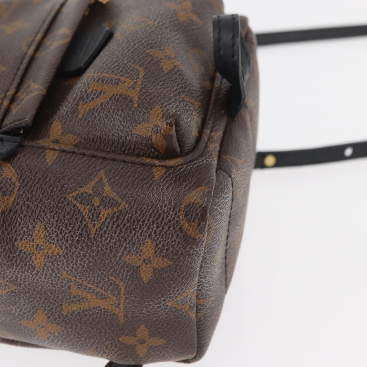 LOUIS VUITTON Monogram Palm Springs MINI Backpack M44873 LV Auth 179744A