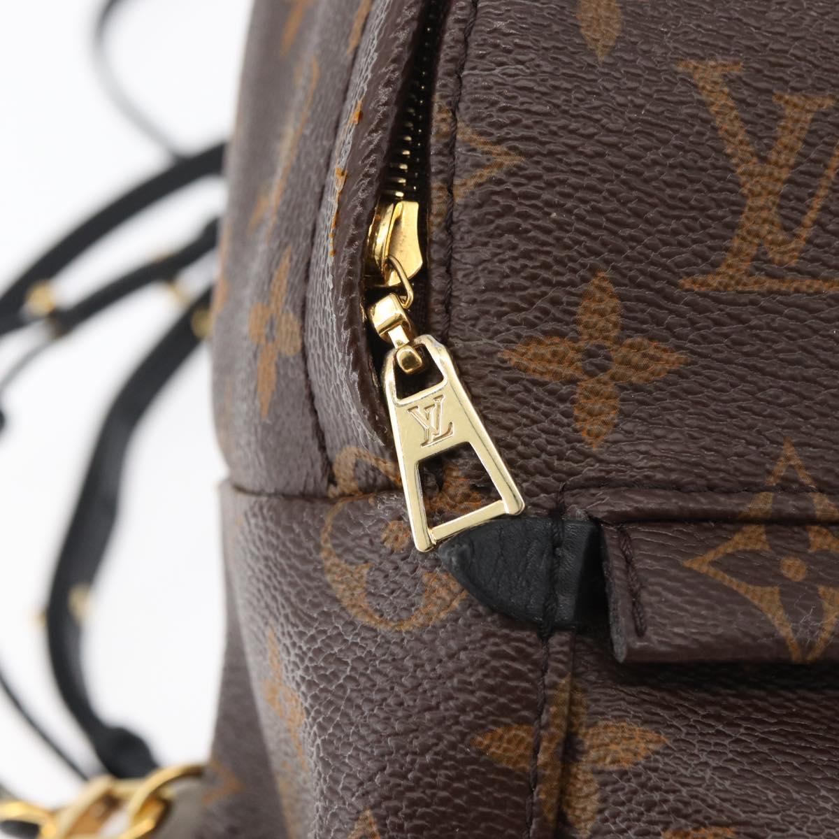 LOUIS VUITTON Monogram Palm Springs MINI Backpack M44873 LV Auth 179744A