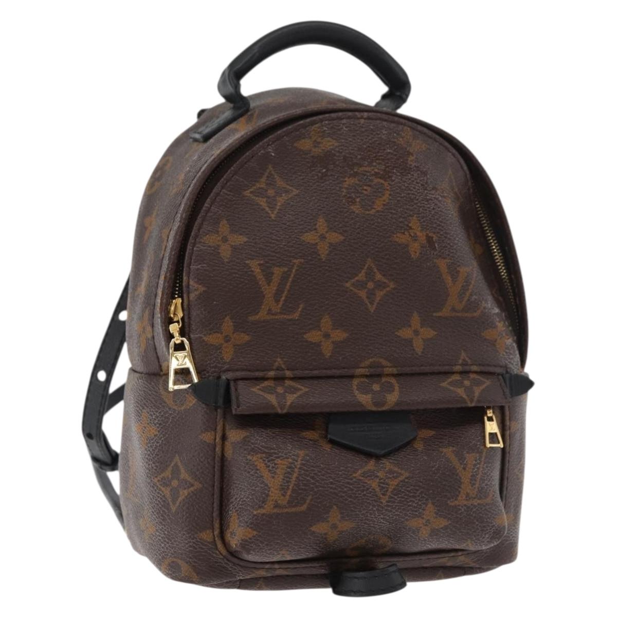 LOUIS VUITTON Monogram Palm Springs MINI Backpack M44873 LV Auth 179744A