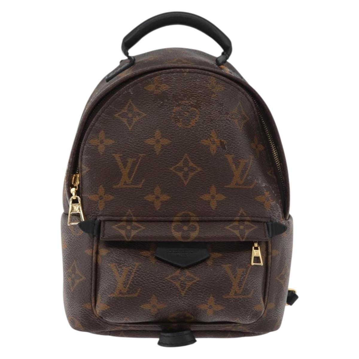 LOUIS VUITTON Monogram Palm Springs MINI Backpack M44873 LV Auth 179744A