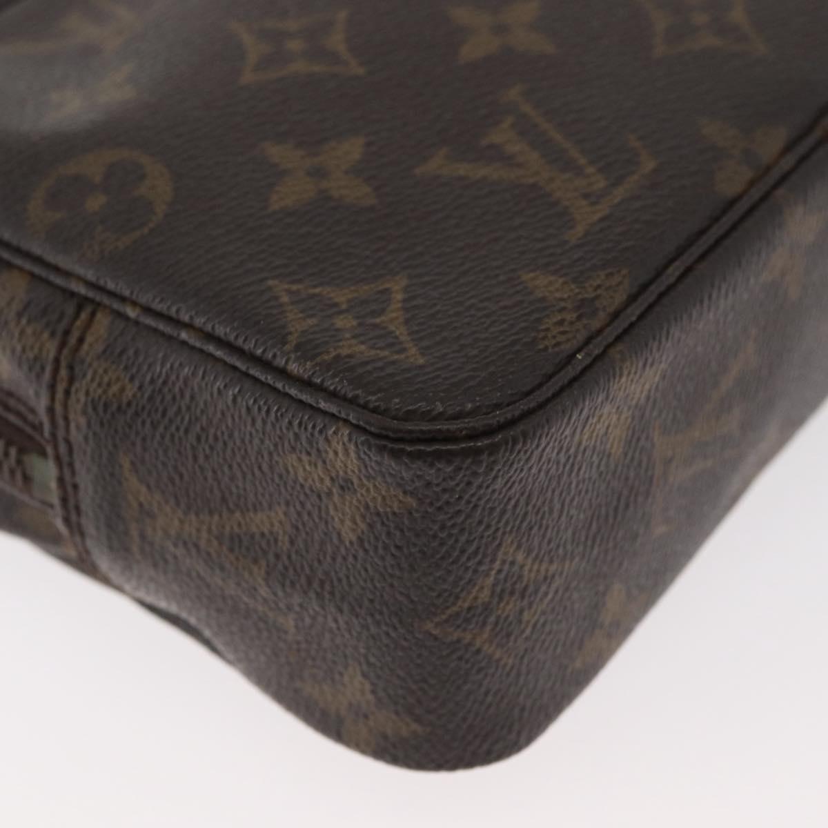 LOUIS VUITTON Monogram Trousse Toilette 18 Pouch M47526 LV Auth 179746
