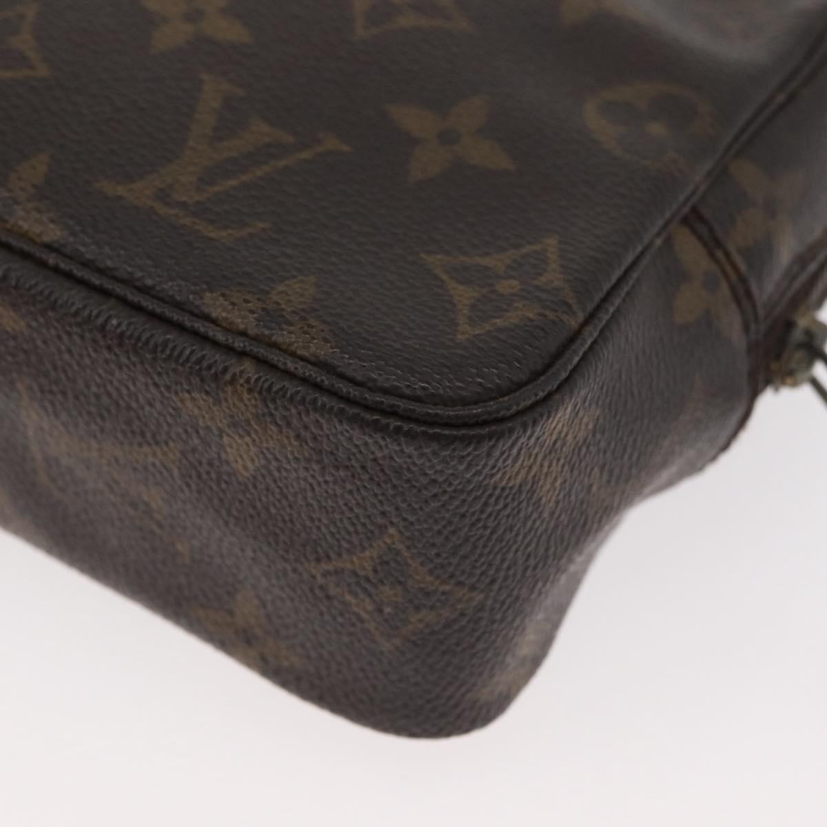 LOUIS VUITTON Monogram Trousse Toilette 18 Pouch M47526 LV Auth 179746