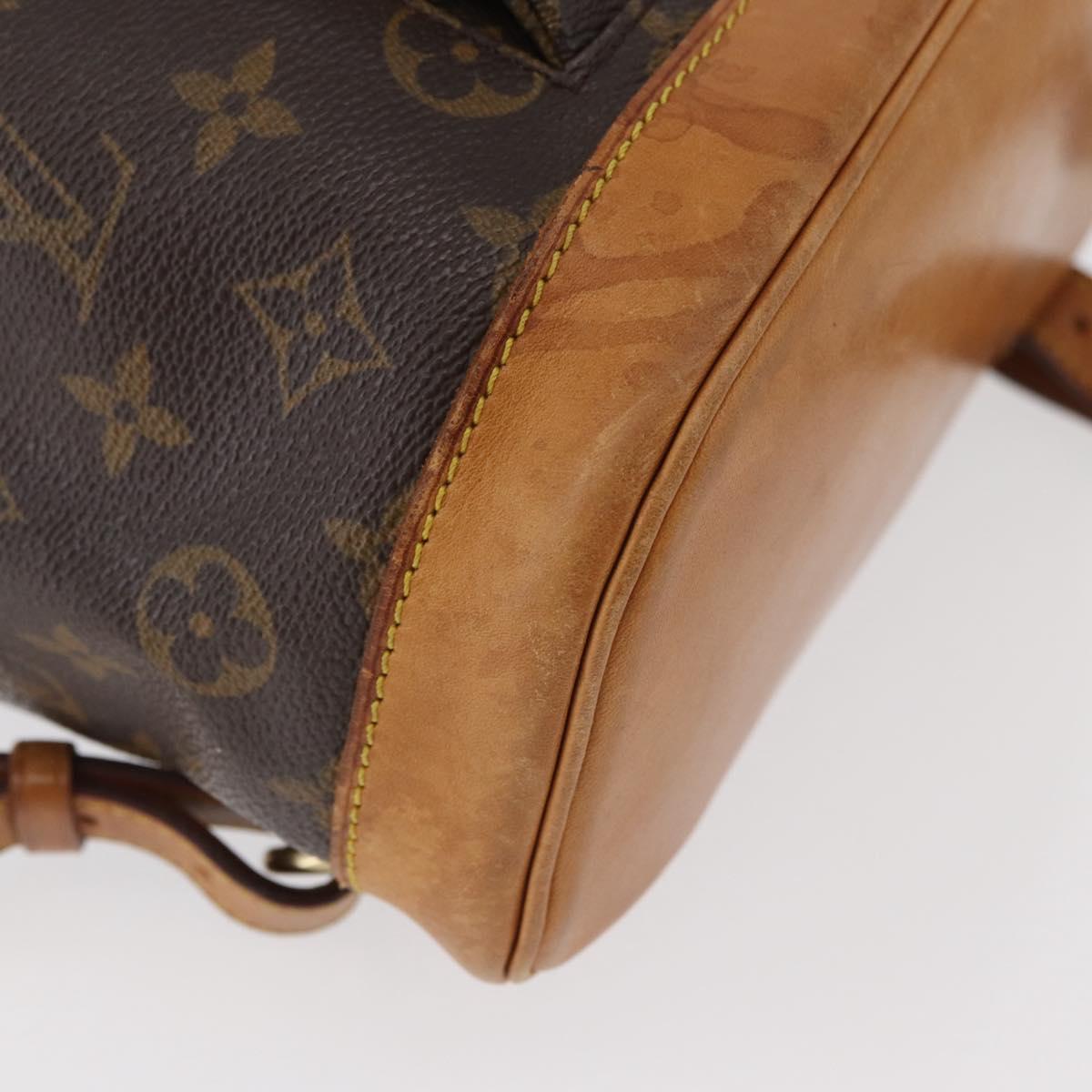 LOUIS VUITTON Monogram Montsouris MM Backpack M51136 LV Auth 179747