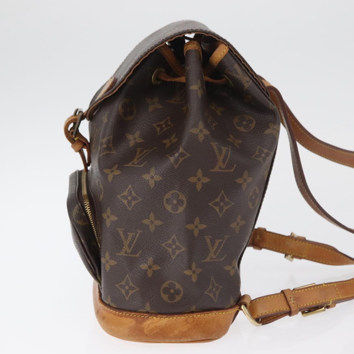 LOUIS VUITTON Monogram Montsouris MM Backpack M51136 LV Auth 179747