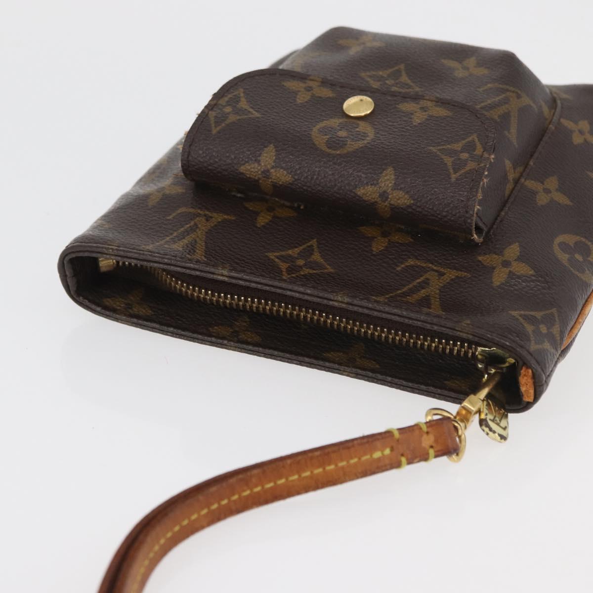 LOUIS VUITTON Monogram Partition Pouch M51901 LV Auth 179748