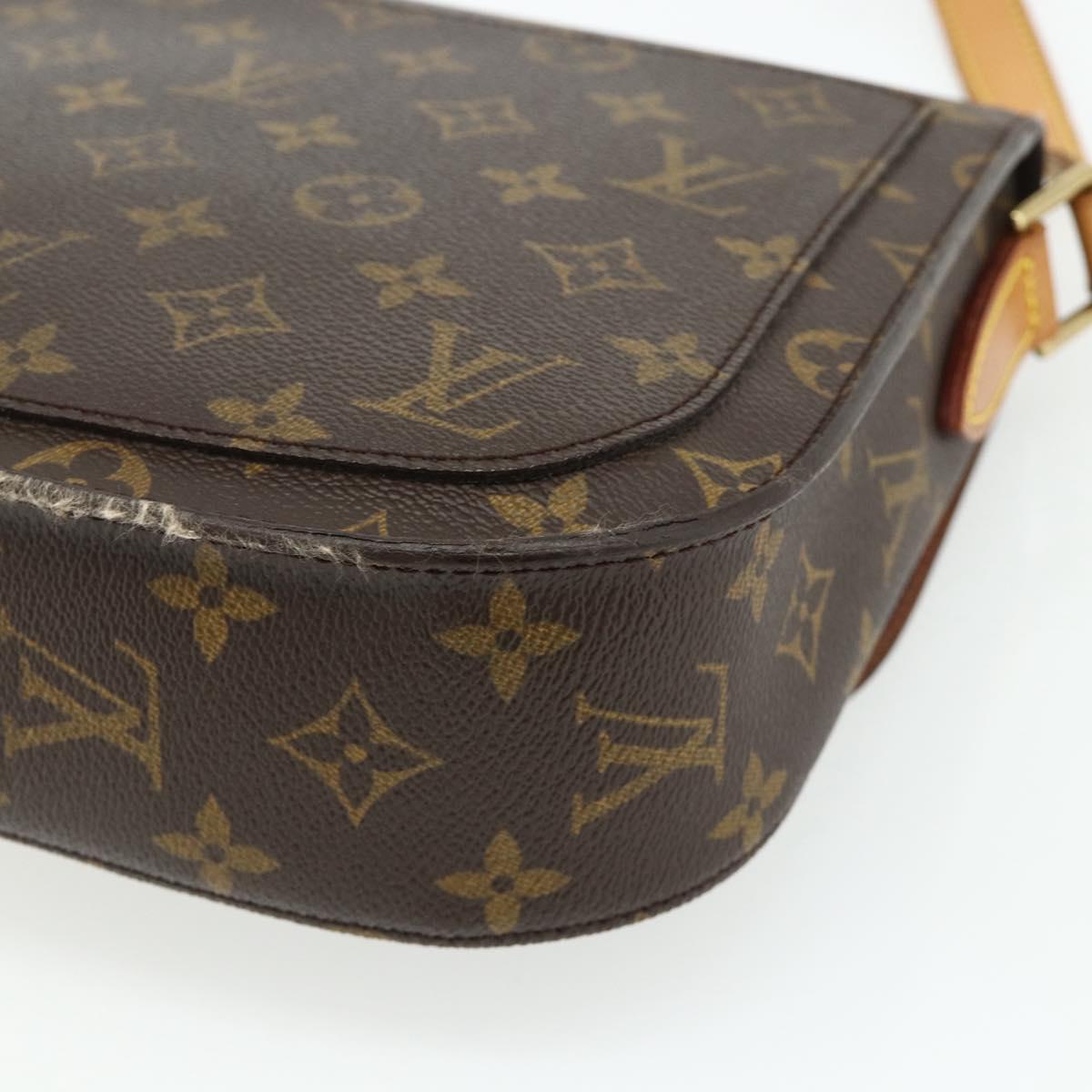 LOUIS VUITTON Monogram Saint Cloud GM Shoulder Bag M51242 LV Auth 179750A