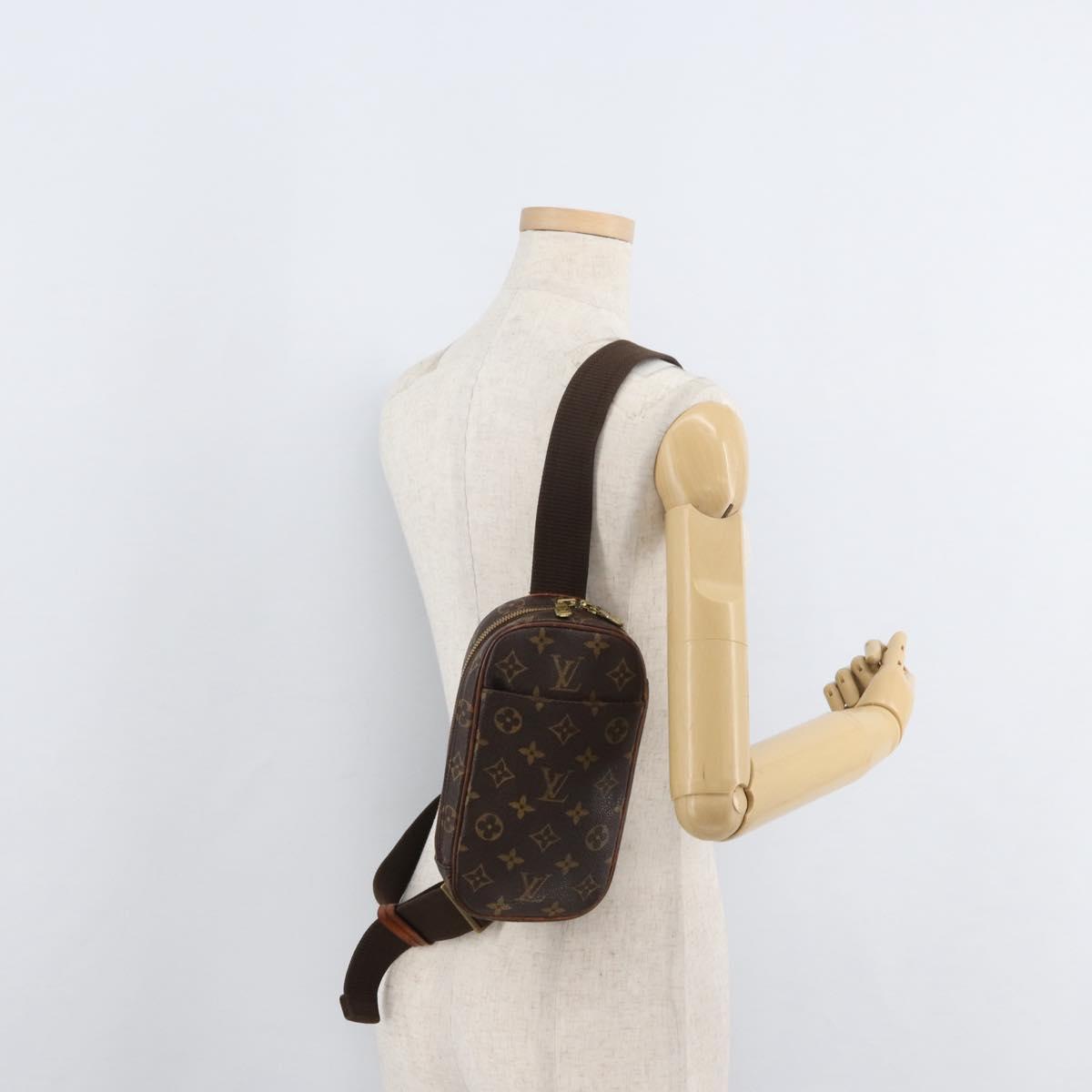 LOUIS VUITTON Monogram Pochette Gange Shoulder Bag M51870 LV Auth 179751